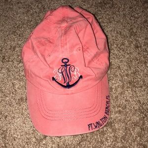coral beach hat